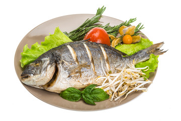 Grilled dorada