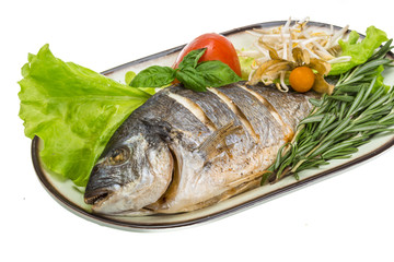 Grilled dorada