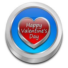 Happy Valentine's Day Button