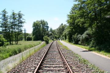 Fototapeta premium Schienen