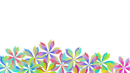 Colored abstract pattern of elements retro background