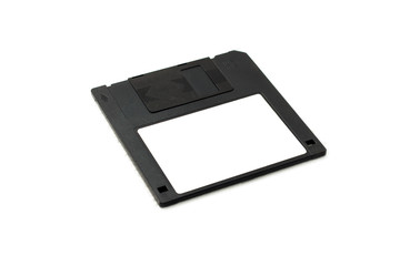 Diskette with empty space for text.