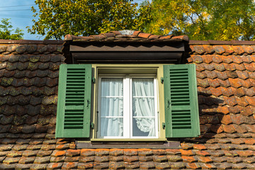 window and garret roof