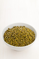 Mung beans in bowl