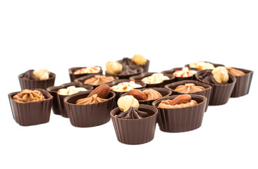chocolate candy isolated