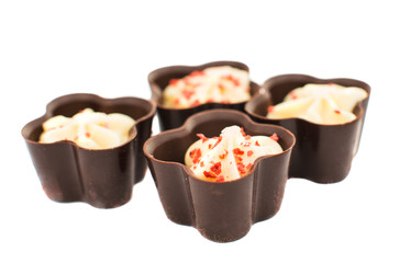 chocolate candy isolated