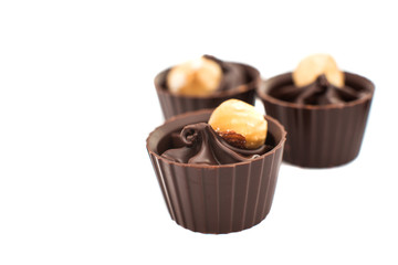 chocolate candy isolated