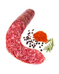 Salami with spices