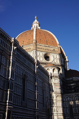 Obraz premium Dôme de la Cathédrale Sainte Marie de la Fleur à Florence