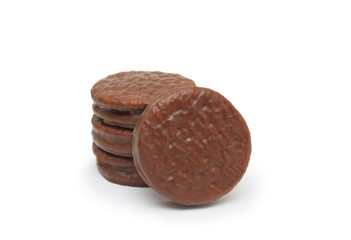 cookies isolated on white background.