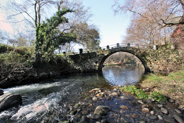 Puente sobre el Ambroz, Hervás, Cáceres, España