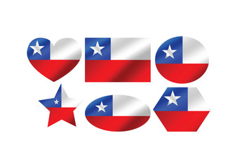 National flag of Chile themes ide