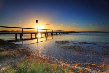 Sun Setting at Long Jetty, Australia