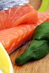 surowegu piece of salmon