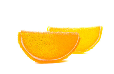 jelly slices isolated