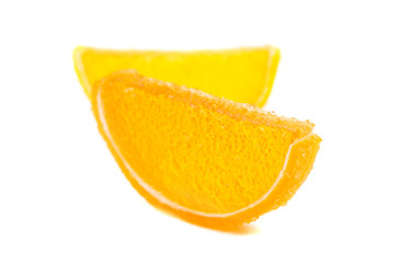 jelly slices isolated