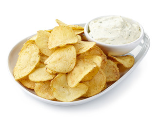 Potato chips and dip