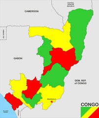 congo republic map