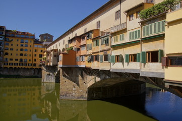 Fototapeta na wymiar Le Ponte Vecchio à Florence
