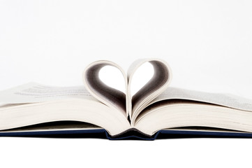 Love To Read/ Heart Shape In Book