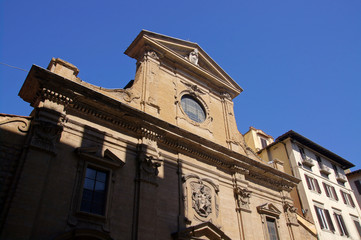 Fototapeta na wymiar Eglise ou basilique dans Florence