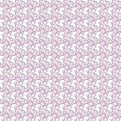 seamless bubble dots pattern