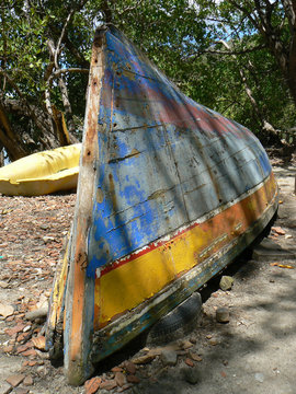 Martinique, vieille yole