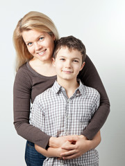 Fototapeta premium Mother and Son