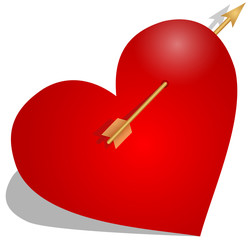 Heart with arrow