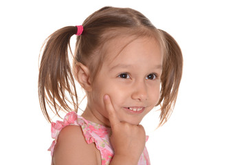 Little emotional girl