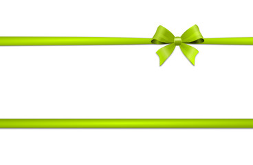 Obraz premium Grüne Schleife Ostern Frühling