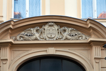 Obraz premium Historical coat of arms of the City of Zagreb