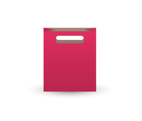 red paper bag