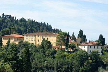 Habitation dans les hauteurs de Florence