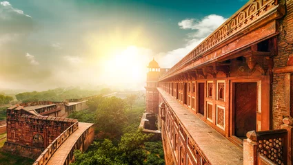 Fotobehang India Agra Fort. Agra, Uttar Pradesh, India, Azië.