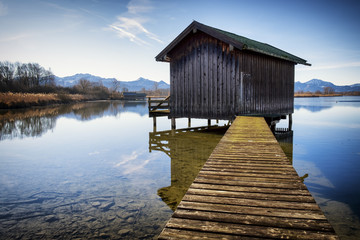 at the lake