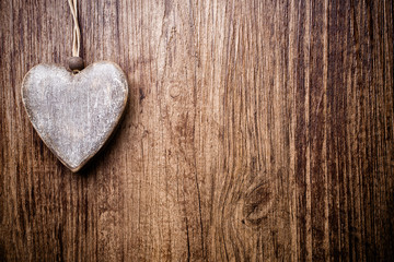 Fototapeta premium Vintage heart.