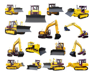 The image of agricultural machine