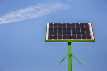 Obraz premium Loading point for bicycles with solar panel