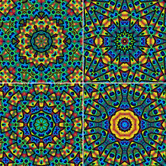 kaleidoscopic patterns texture