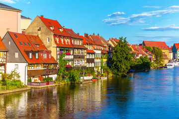 Fototapeta na wymiar Stare Miasto w Bamberg, Niemcy