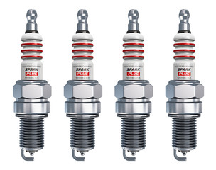 Set of sparkplugs