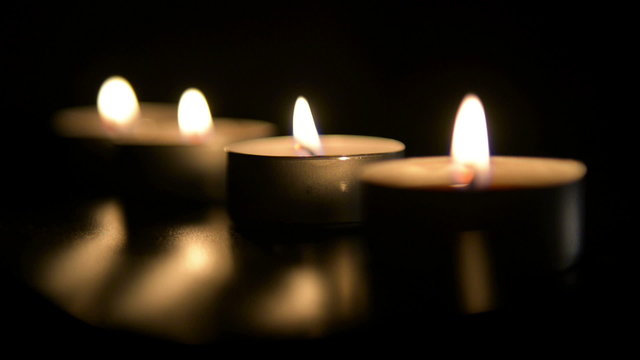 Candles in the dark