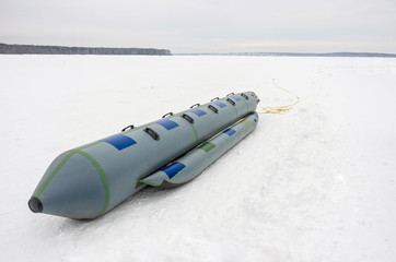 Banana sled boat