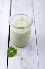 Guacamole, Joghurtdip