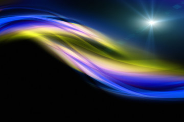 futuristic eco background design with lights