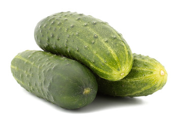 cucumber isolated on white background