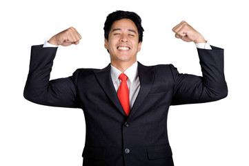 business man energy power