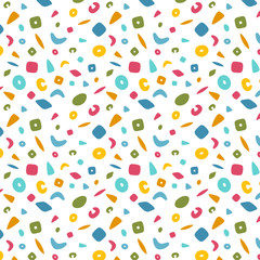 Fun Background abstract. Seamless Pattern vector design