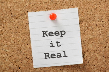 Keep It Real Notice Board Concept